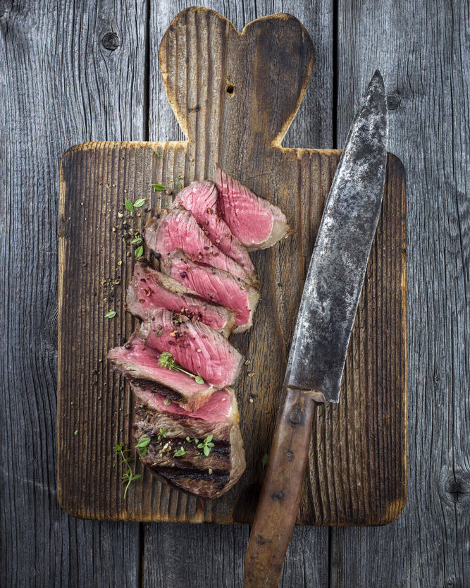 Grass Fed Grass Finished Black Angus NY Strip Steak